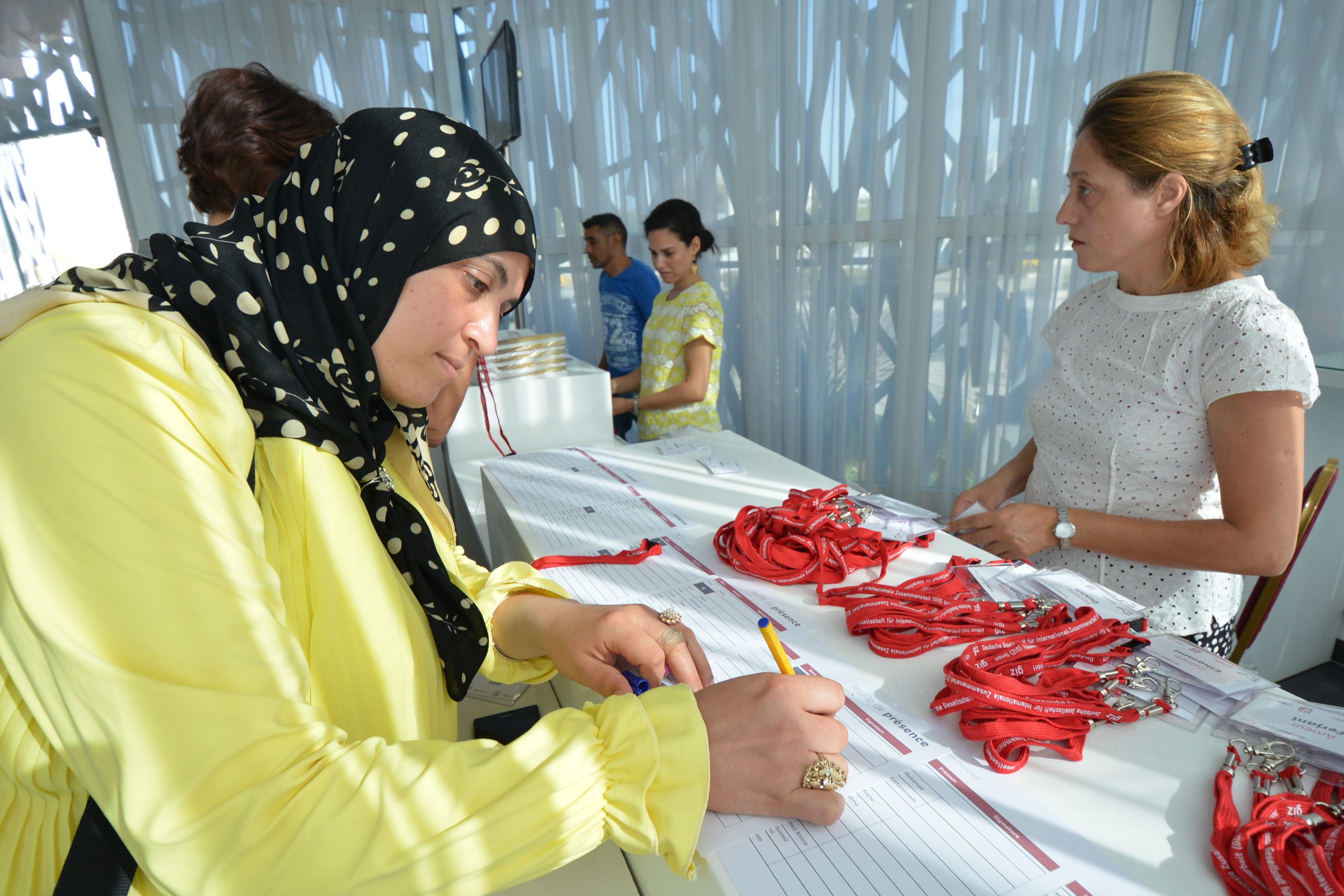 Enregistrement des participants 