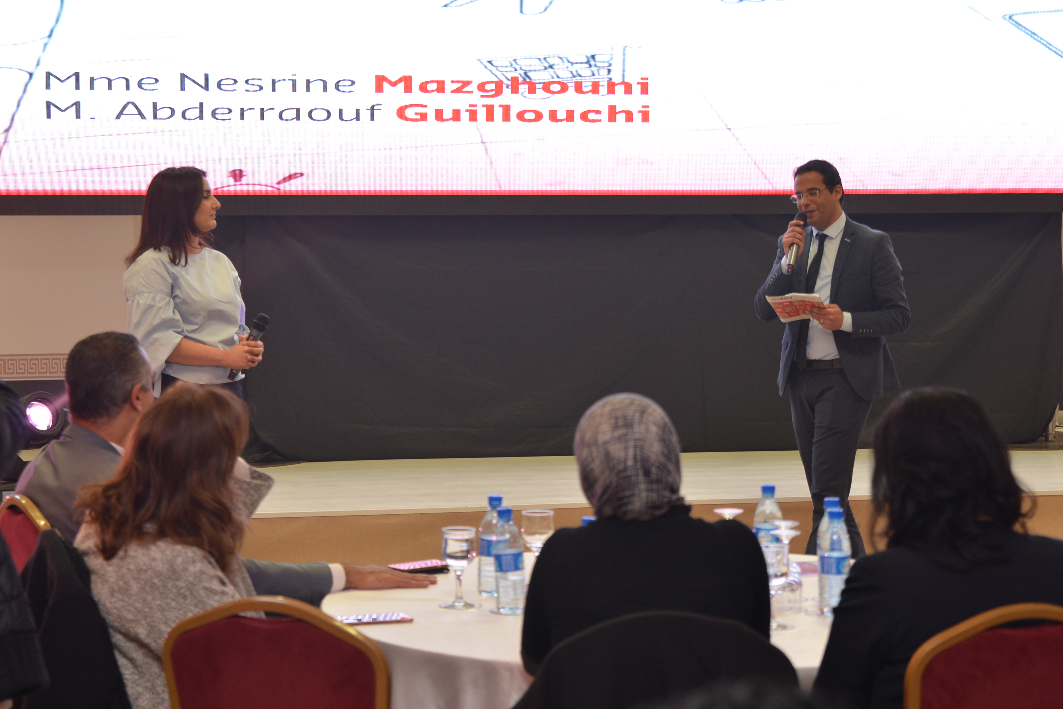  Mme Nesrine Mazghouni (GIZ) & M. Abderraouf Guillouchi (CIFODE'COM) 